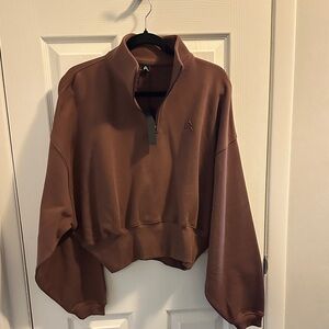 Oner Active Chestnut Quarter-Zip Women's Sweater